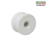 MEPS Bobbin Reel Insulator – Porcelain (Off-White)