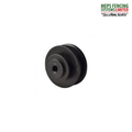 MEPS Bobbin Flat Bar Insulator – Plastic (Black)
