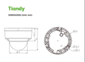 Tiandy 2mp Vandalproof Dome