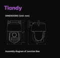 Tiandy 3mp PTZ Dual Light